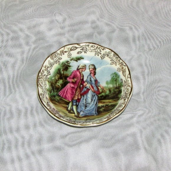 Pin Dish Vintage James Kent Porcelain Romance England Trinket - Picture 2 of 6